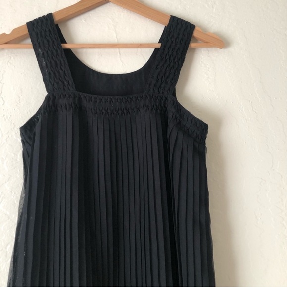 French Connection black sleeveless pleated top size 6 - Picture 15 of 16